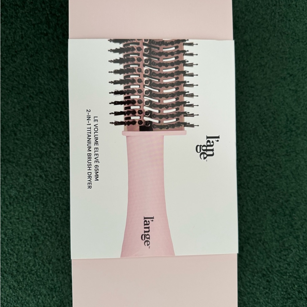 Lange Pink Styling Tool with Spiral Bristles. Brand New